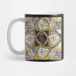 Golden Sagittarius Mandala Mug